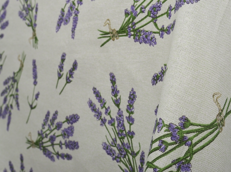 СКАТЕРТЬ рогожка ЛАВАНДА