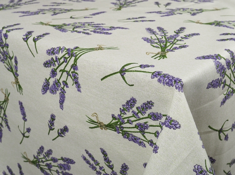 СКАТЕРТЬ рогожка ЛАВАНДА