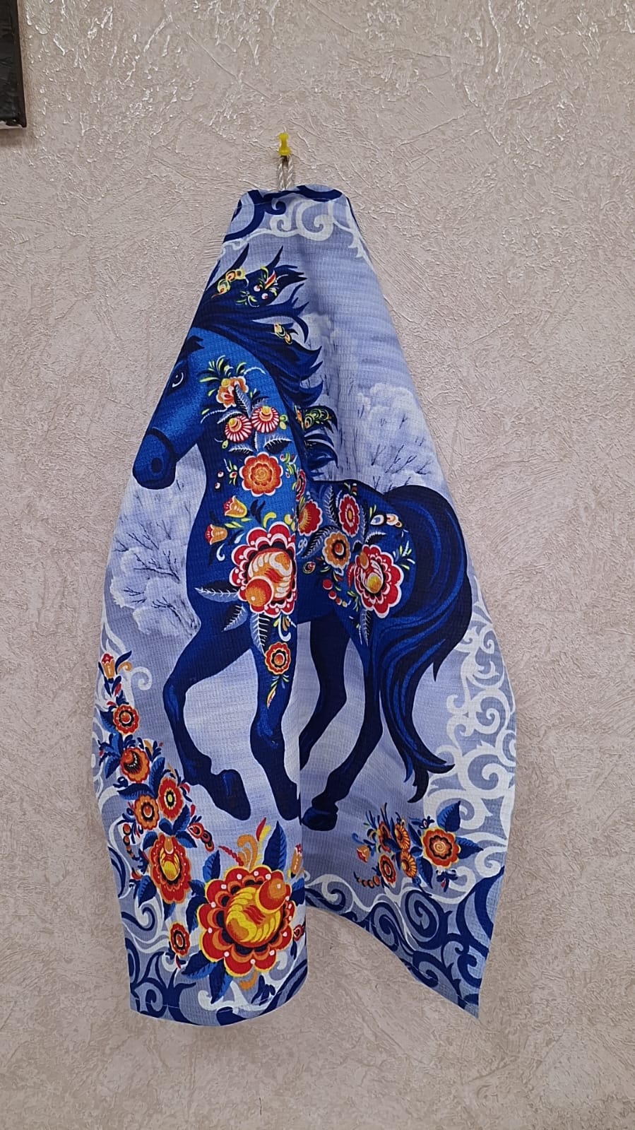 Полотенце вафельное КОНЬ 50х58