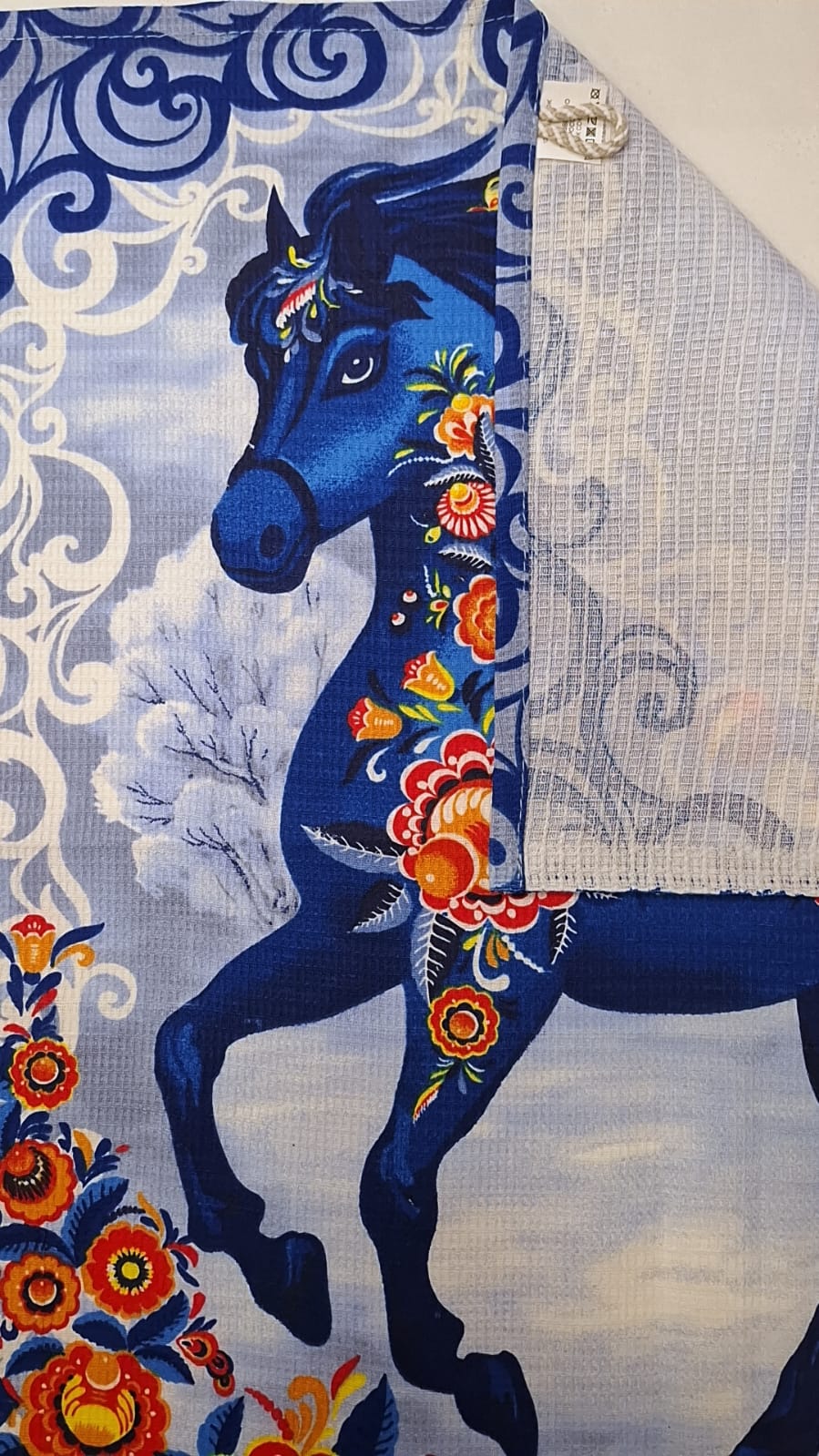 Полотенце вафельное КОНЬ 50х58