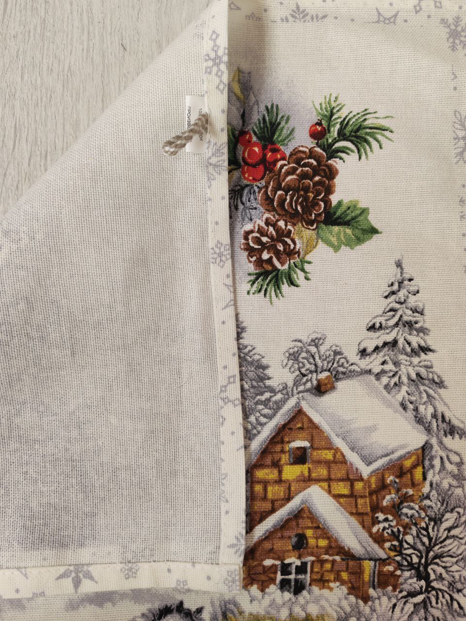 Полотенце рогожка ЗИМНЯЯ СКАЗКА