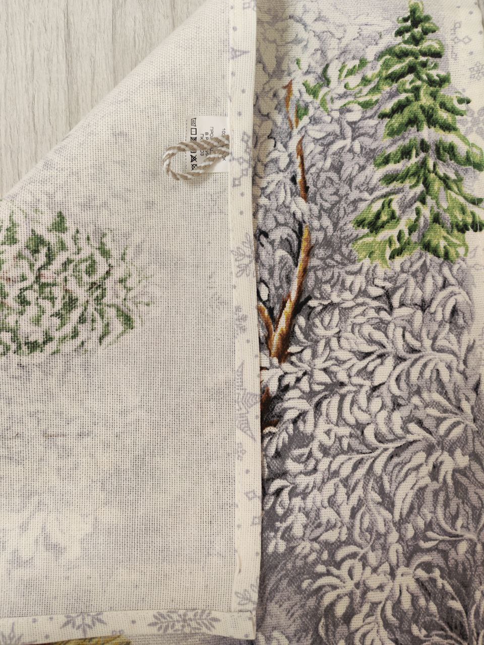 Полотенце рогожка ЗИМНЯЯ СКАЗКА