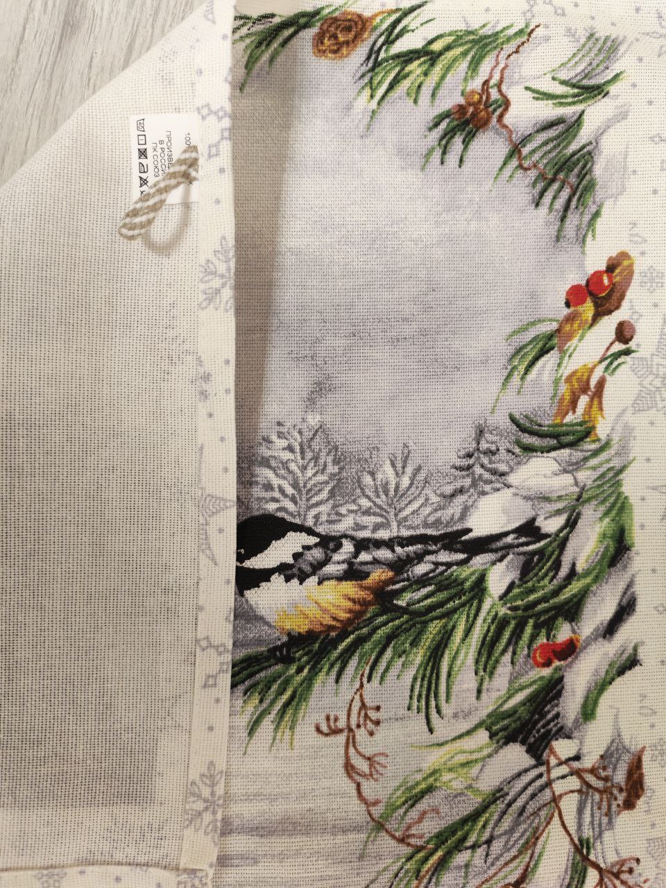 Полотенце рогожка ЗИМНЯЯ СКАЗКА